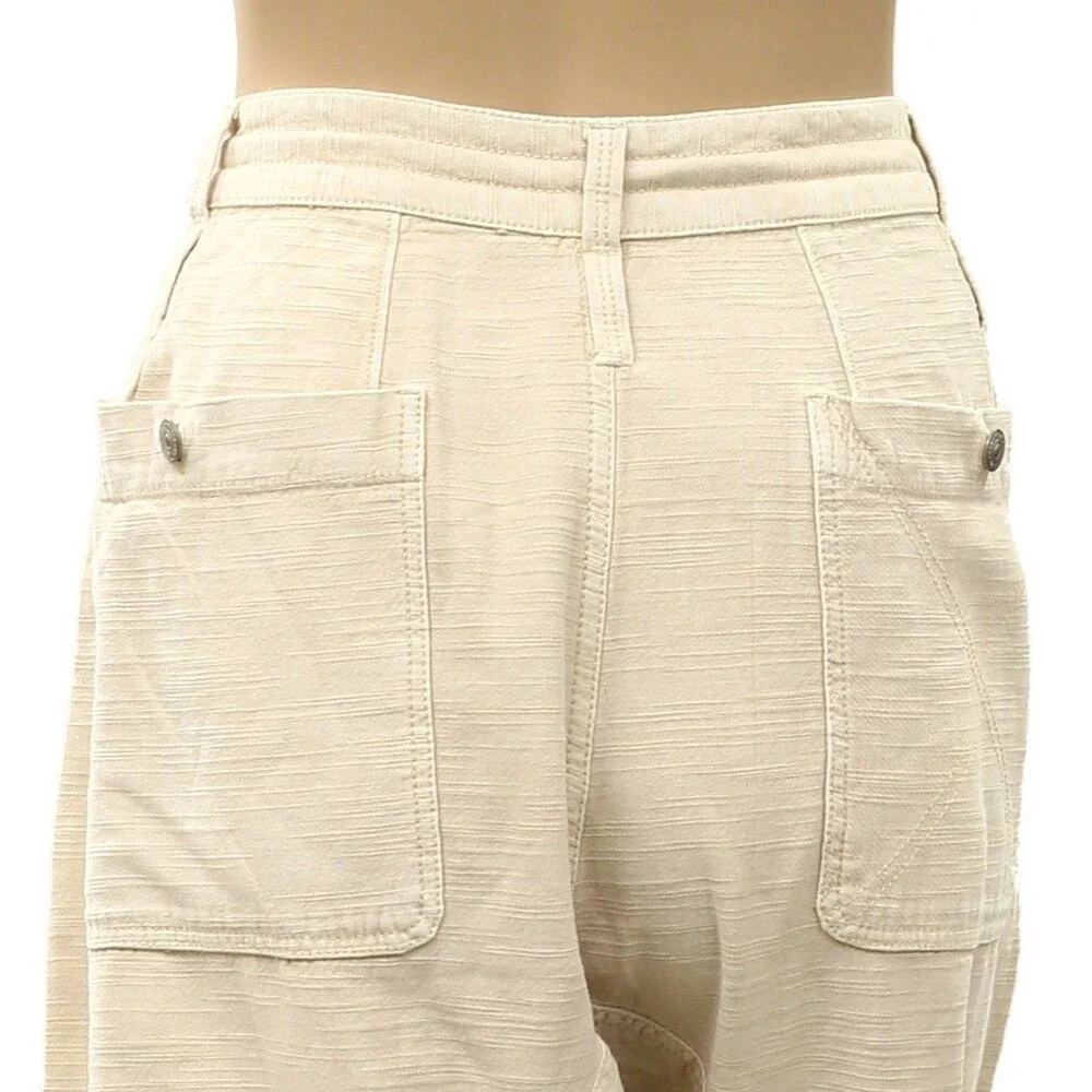 Free People We The Free Sage Harem Shorts Drop Crotch Cotton Casual M-10 288878
